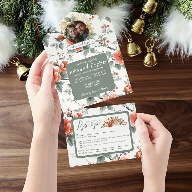 Invitación Todo En Uno Boda Navidades de moda (Subido por el creador)