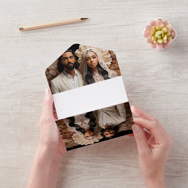 Invitación Todo En Uno boda Pareja 2 RSVP (Video)