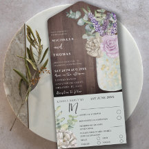 Boda Rústica de Madera y Floral de Eucalipto