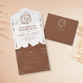 Invitación Todo En Uno Boots contra el desierto occidental de Rusia