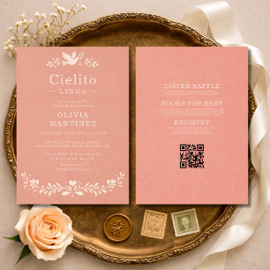 Invitación Todo en Uno Cielito Lindo Talavera Baby Shower