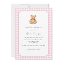 Todo en Uno Clásico Prep Teddy Bear Baby Shower