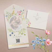 Código QR Foto de Flor Silvestre Boda