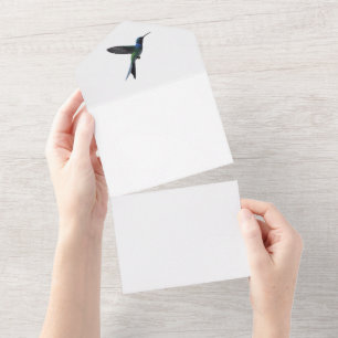Invitación Todo En Uno Colibrí