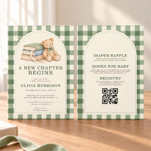 Invitación Todo en Uno Comienza un Nuevo Capítulo Ducha de Be