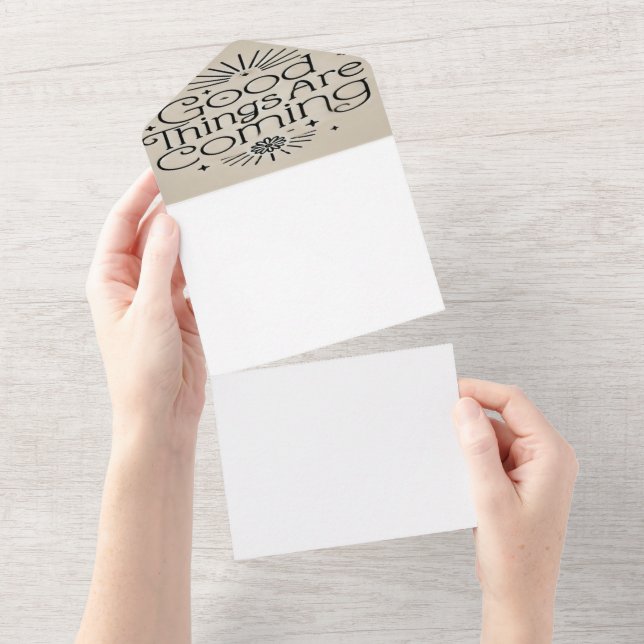 Invitación Todo En Uno Cosas Buenas Vienen (desgarro)