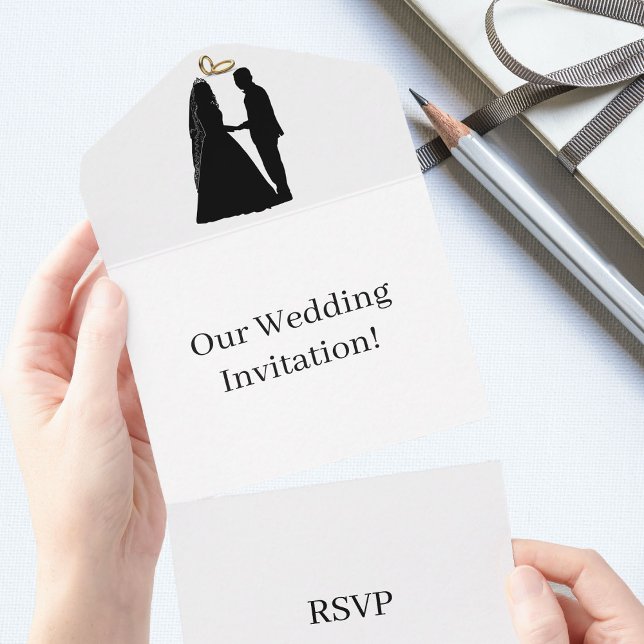 Invitación Todo En Uno Crea tu propia boda RSVP blanco (Subido por el creador)