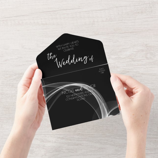 Invitación Todo En Uno Crea Tu Propia Cinta de Humo Personalizada (Apertura)