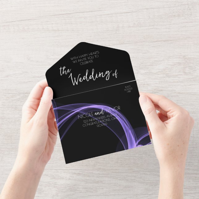 Invitación Todo En Uno Crea Tu Propia Cinta de Humo Personalizada (Apertura)