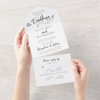 Invitación Todo En Uno Crear su propio Personalizado