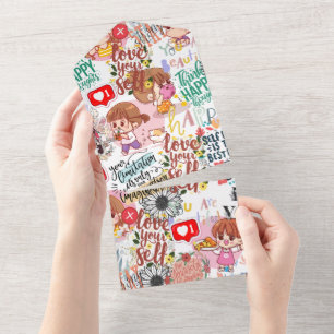 Invitación Todo En Uno Cute Motivacional – Cita Positiva Kawaii 