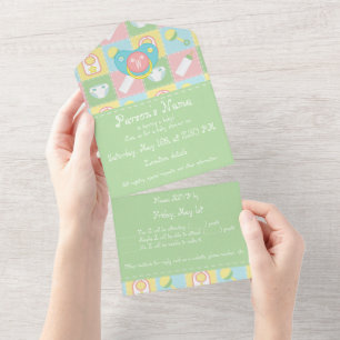 Invitación todo en uno del niño