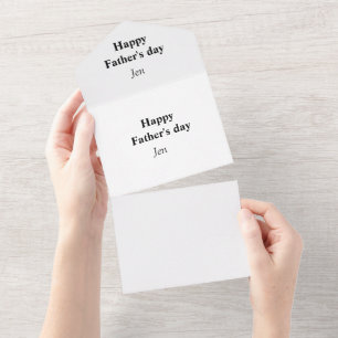Invitación Todo En Uno día de los padres agregar su nombre imagen de text