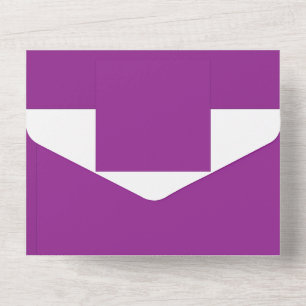 Invitación Todo En Uno Diseño con un impresionante fondo púrpura y blanco
