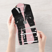 Elegante Boda Gay Moderna de Hombres Rosa