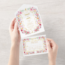 Elegante Meadow Spring Garden Wedding