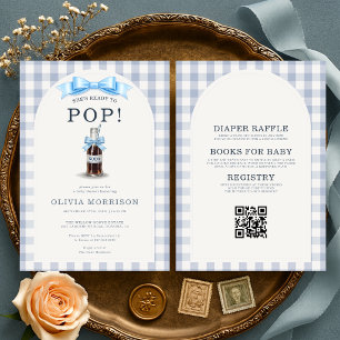 Invitación Todo en uno Ella está lista para aparecer en la du