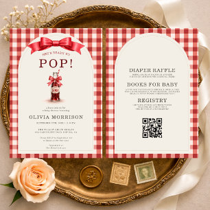 Invitación Todo en uno Ella está lista para aparecer en la fi