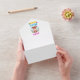 Invitación Todo En Uno Esperanza Fe Amor