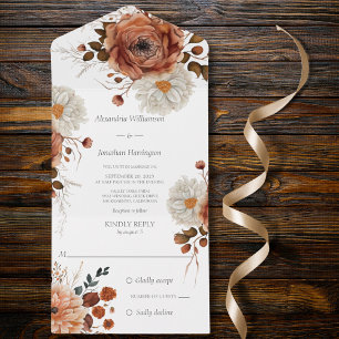 Invitación Todo En Uno Esplendor de otoño