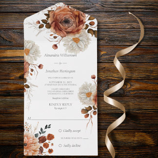 Invitación Todo En Uno Esplendor de otoño