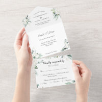 Eucalyptus Cotton | White Modern White RSVP