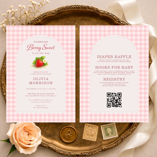 Invitación Todo en Uno Fiesta de Bienvenida de Bebé Dulce Cua (Subido por el creador)