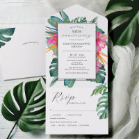 Flor tropical 50 años Boda