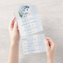 Forget-me-nots & Bees All-in-One Heritage Wedding