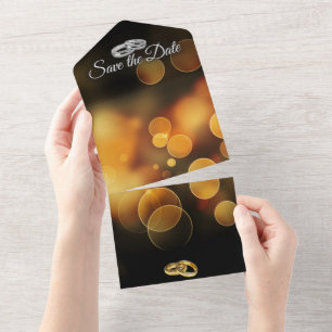 Invitación Todo En Uno Guardar la fecha