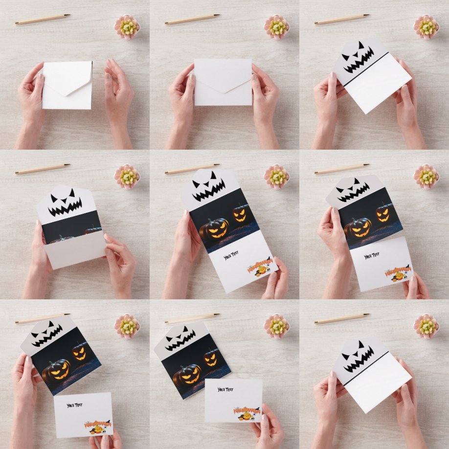 Invitación Todo En Uno Halloween