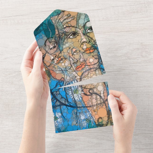 Invitación Todo En Uno Hera, puntos infinitos por Francis Picabia (desgarro)