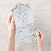 Jardín de la cabaña Pastel Azul Coral todo en uno