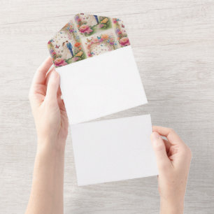 Invitación Todo En Uno Jardín de los sueños - El amor en pleno florecimie