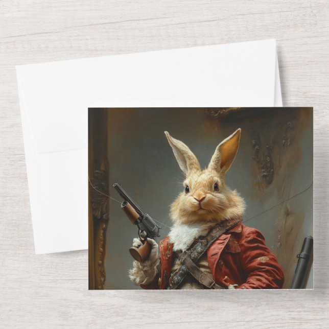 Invitación Todo En Uno La caza de huevos, la caza de conejitos de Pascua (Reverso )