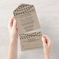 La colección de Bodas Rustic Kraft Lights