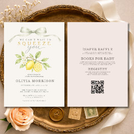 Invitación Todo en uno Limón No puede esperar Exprimir Fiesta