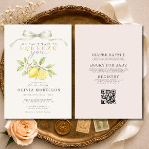 Invitación Todo en uno Limón No puede esperar Exprimir Fiesta