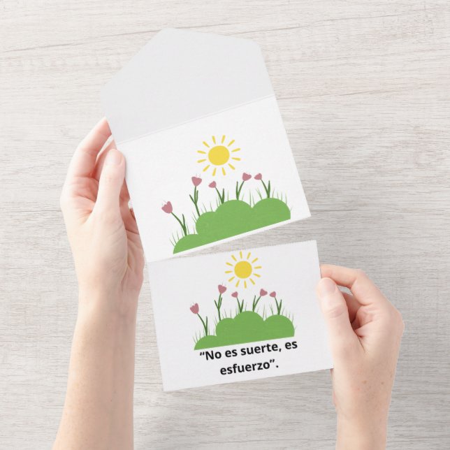 Invitación Todo En Uno lindo mensaje motivador (desgarro)