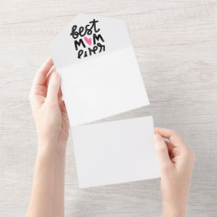 Invitación Todo En Uno Mejor mamá del mundo