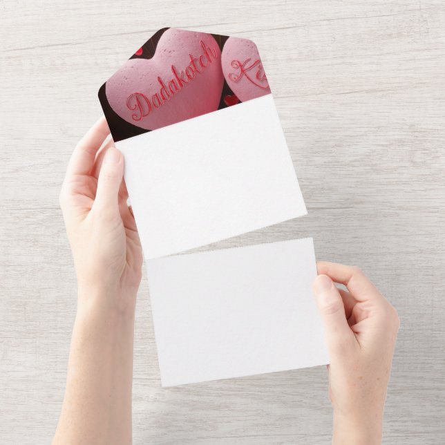 Invitación Todo En Uno Mensaje de bienvenida acogedor (desgarro)