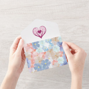 Invitación Todo En Uno Mi corazón es, y siempre será, tuyo.