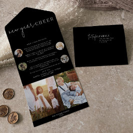 Invitación Todo En Uno Moda moderna | Fotografía múltiple de la alegría d