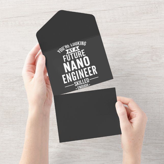 Invitación Todo En Uno NANO engineer gift (desgarro)