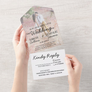 Invitación Todo En Uno No hay tema, solo quiero a todos en una invitación