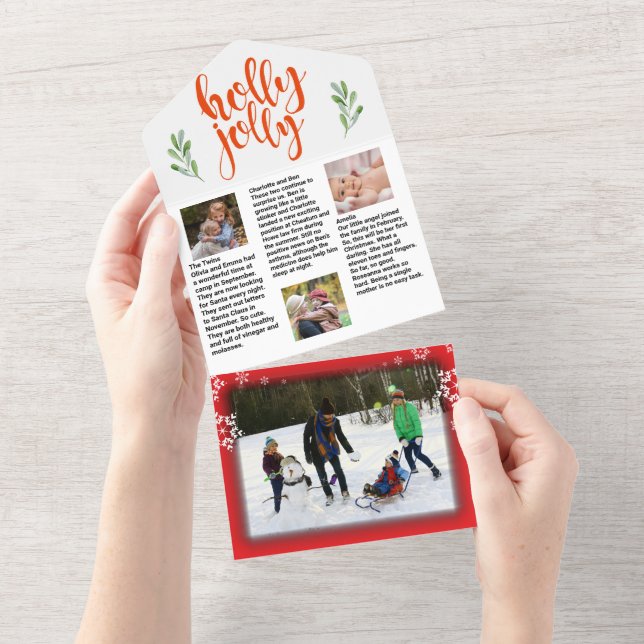 Invitación Todo En Uno Noticias de actualización de familia 🎄 foto de Na (desgarro)