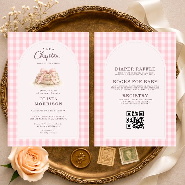 Invitación Todo en uno Nueva Etapa Comienza Fiesta de Bebé a  (Subido por el creador)