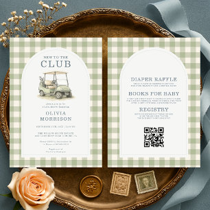 Invitación Todo en uno Nuevo en el Club Carrito de Golf para