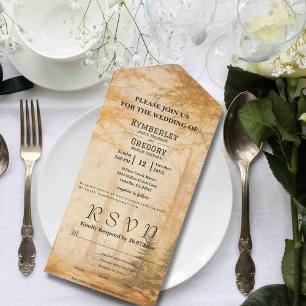 Invitación Todo En Uno Página web de correo electrónico sobre la naturale