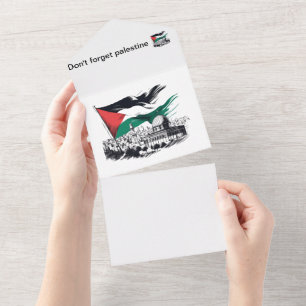 Invitación Todo En Uno Palestina libre de aqsa